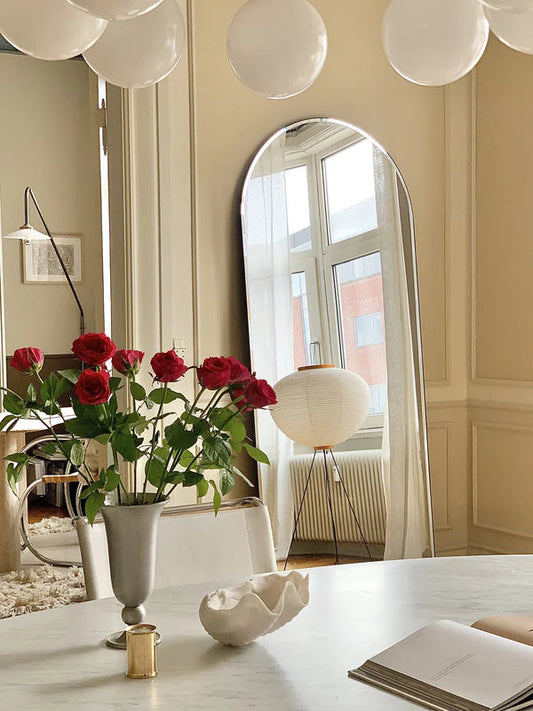 Lustro łukowe Arko nr 4 - Design w stylu Vintage Chic - 200 x 80 cm