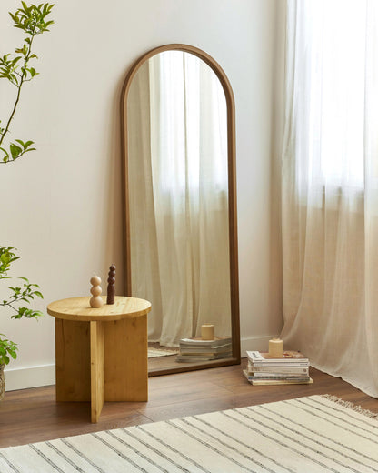 Szafka na biżuterię z lustrem stojącym i oświetleniem LED – obrotowe lustro 3 w 1