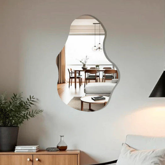 Lustro Organic Design nowoczesne, pełnowymiarowe - 115 x 60 cm