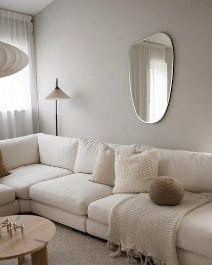 Lustro ścienne Organic Ample - Edycja Specjalna | 100 x 58 cm