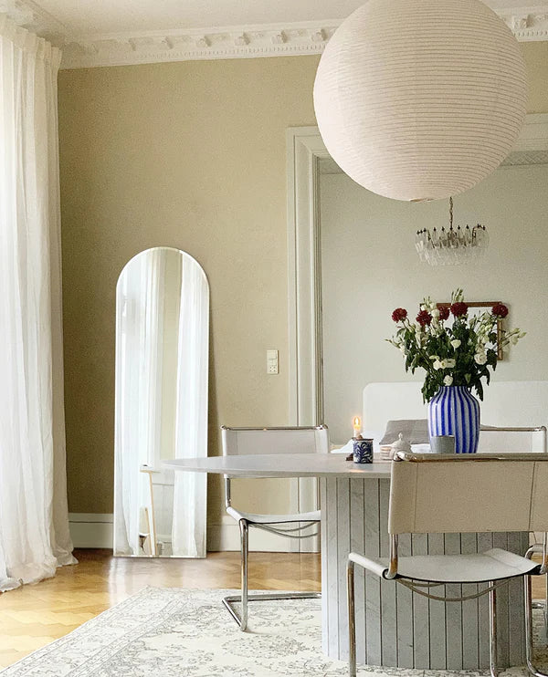 Lustro Arko nr 2 | Szykowny design vintage z żelazną ramą - 160 x 50 cm