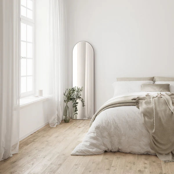 Lustro Arko nr 2 | Szykowny design vintage z żelazną ramą - 160 x 50 cm