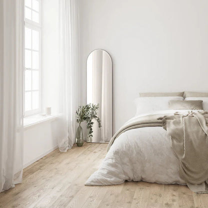 Lustro Arko nr 2 | Szykowny design vintage z żelazną ramą - 160 x 50 cm