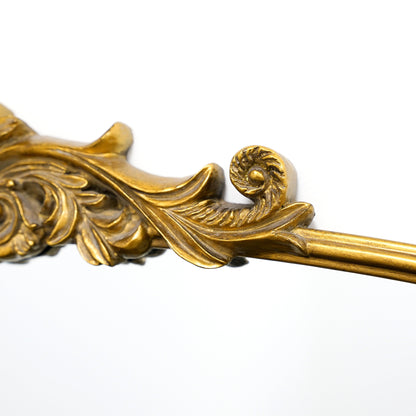 Miroir Arqué Amélia Grand Format – Métal Doré Antique (186 x 100 cm)