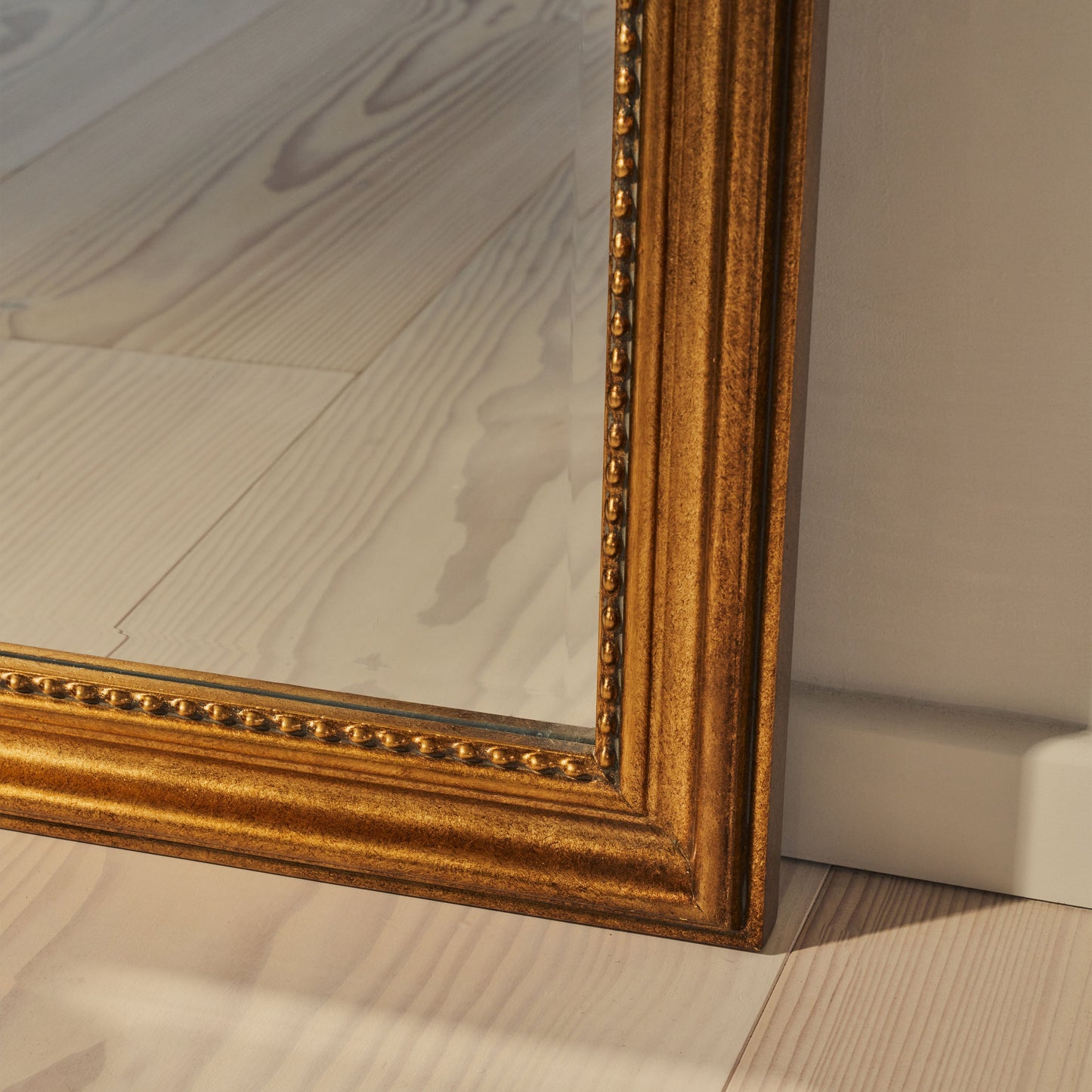 Miroir de Corps Entier Arqué Or Antique Style Baroque - 189 x 80 cm